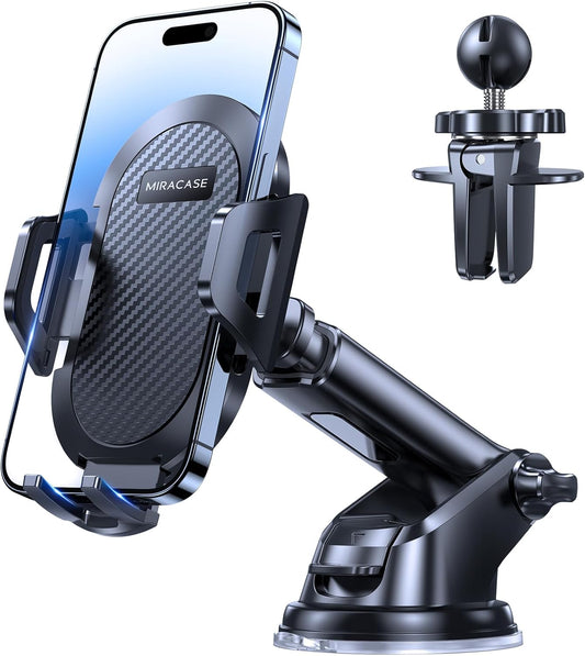 Military-Grade Suction Car Phone Mount